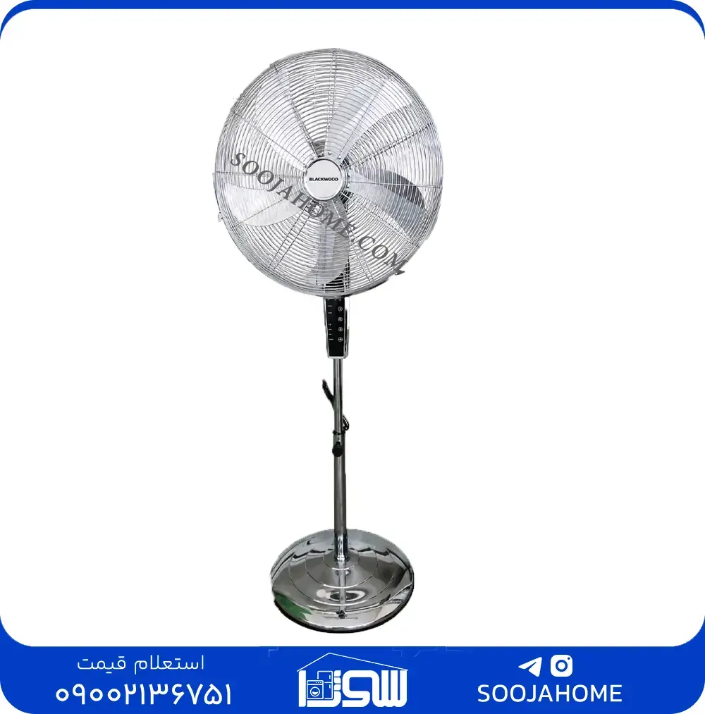 58 - RS555 پنکه ایستاده بلک وود مدل RS-555 | ۱۸ اینچ با موتور مس خالص - تصویر 1